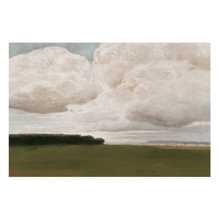 Cloudy Field Art Print
