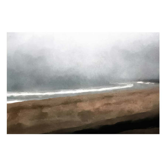 Hazy beach II Art Print