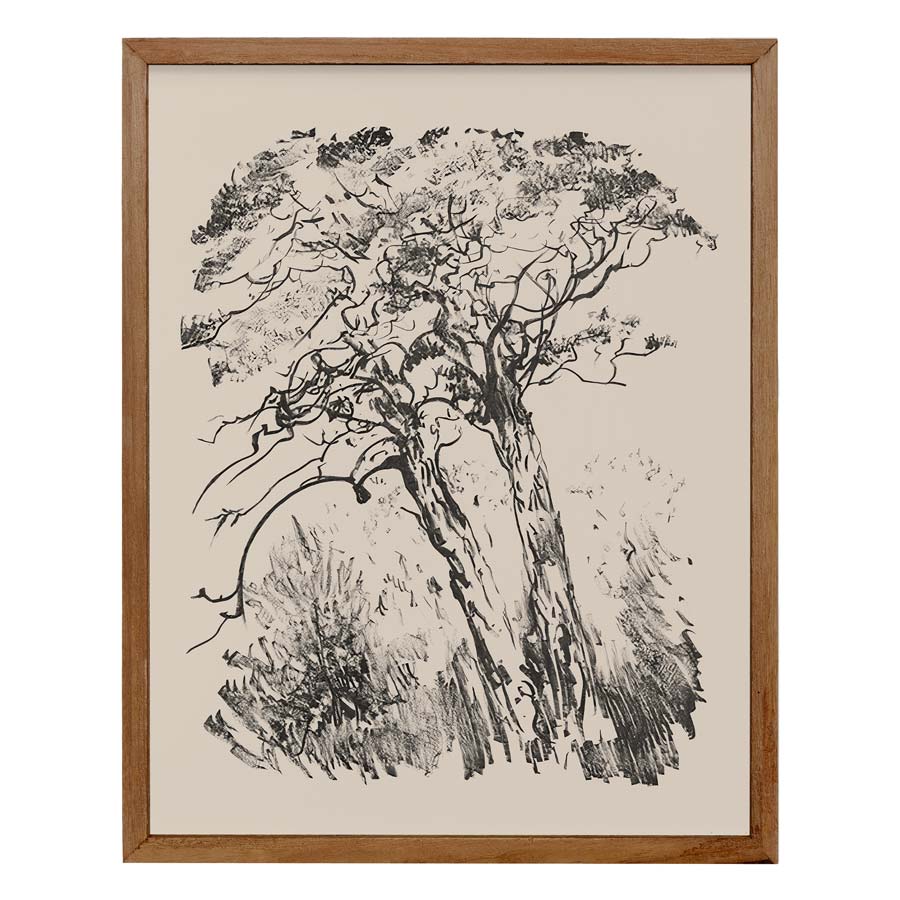 Sketched Tree Art Print