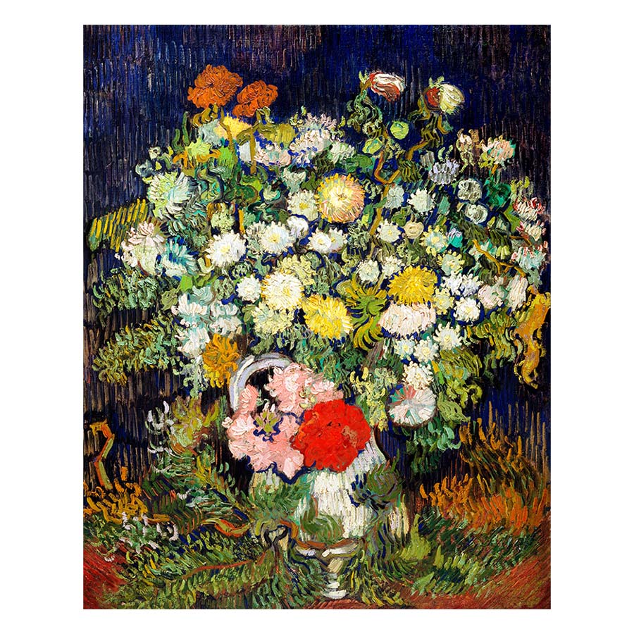 Vincent van Gogh's Bouquet of Flowers in a Vase Art Print